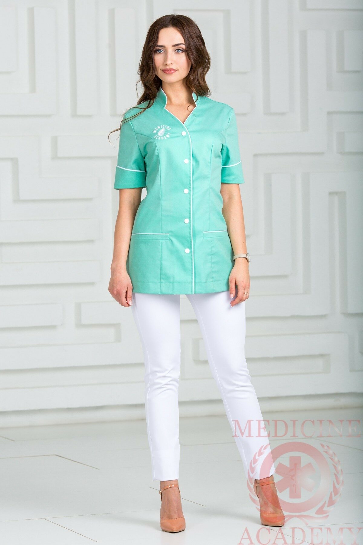 блуза салатовая медицинская одежда