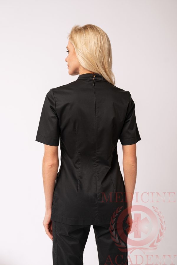 Блуза черная "Китай" пф109ч 77ma.ru